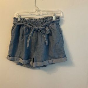 American Eagle Paperbag Jean Shorts